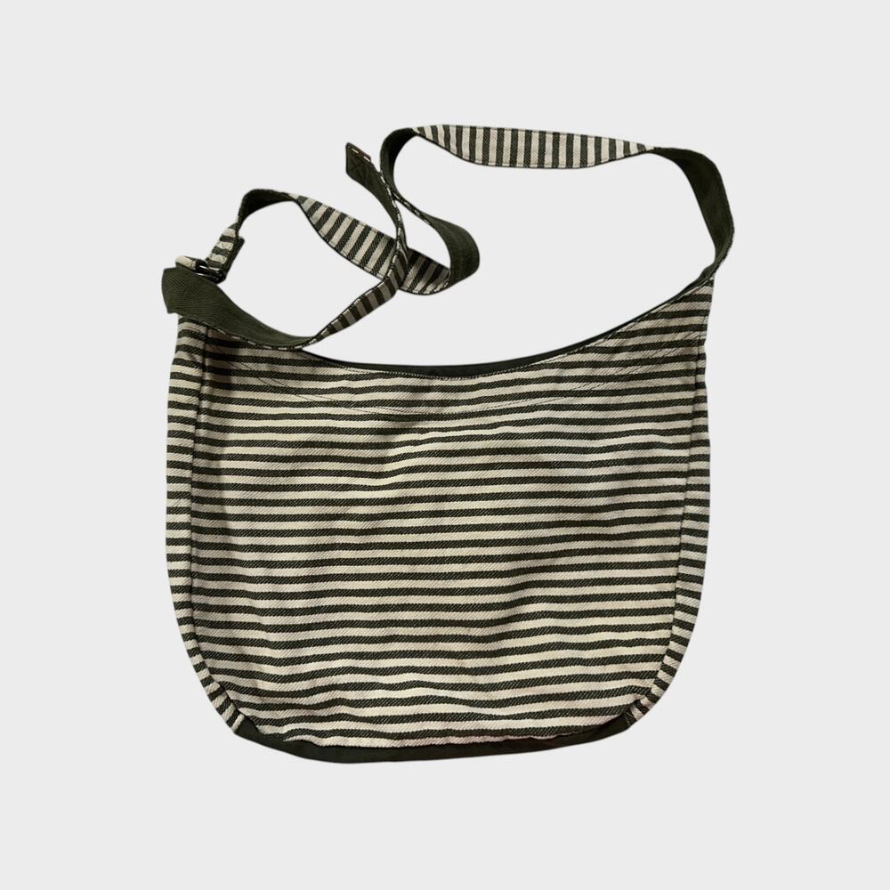 Thirty One Retro Metro Hobo Crossbody Shoulder Sling Purse Striped Bag - Picture 7 of 8